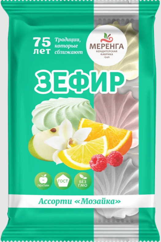 №1 Меренга Зефир Мозайка, 270г  в Чистополе