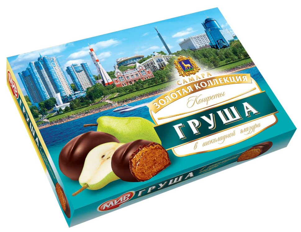  КФ МИР Груша в шоколадной глазури 160г  в Чистополе