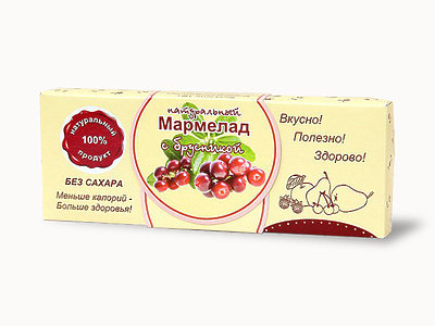  Мармелад натуральный "Брусника" 140г в Чистополе